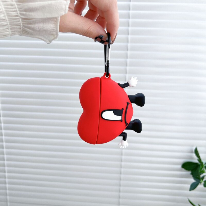 Red Heart Airpods Case